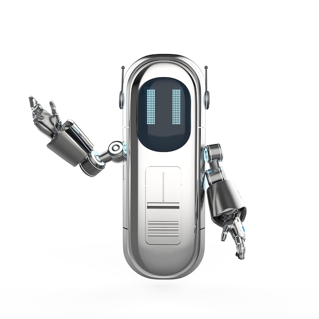chatbot or assistant robot chat with headphone
