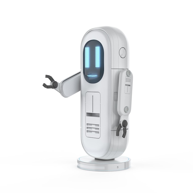 Chatbot of assistent robotchat open lege hand