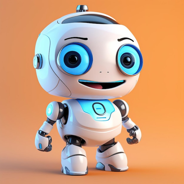 chatbot schattige vriendelijke robot