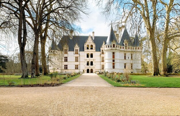 Foto chateau azay le rideau kastelen in de loire-vallei frankrijk