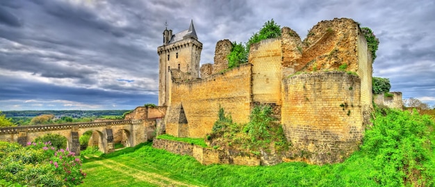 Chateau de chinon in the loire valley france unesco world heritage site