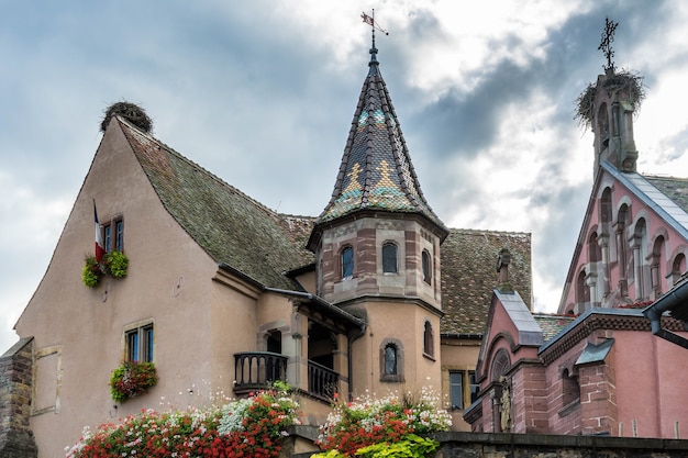 Castello di eguisheim nell'alto reno alsazia