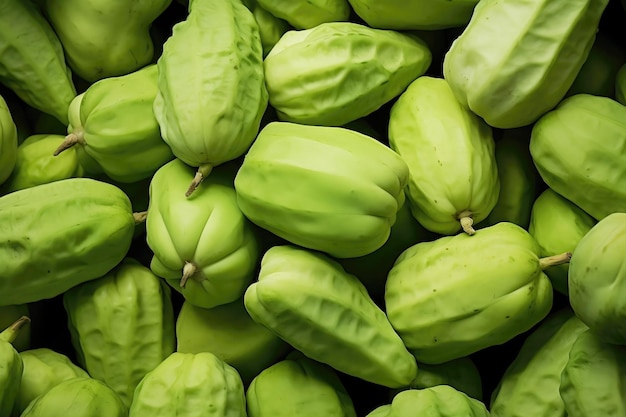 Chayote as texture