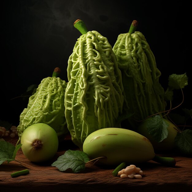 Photo chayote digital art landscape