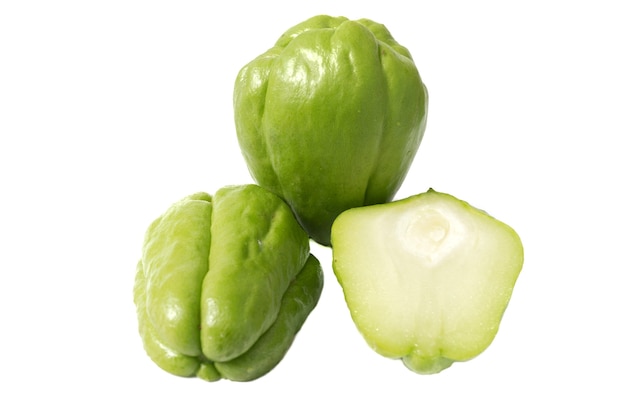 Chayote isolated on a white background