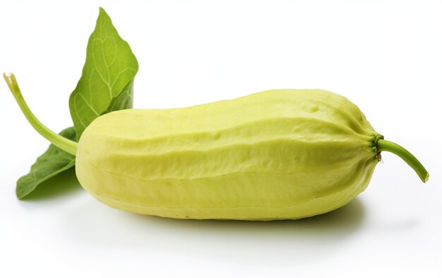 Chayote on Pure White