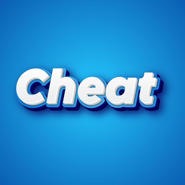 Cheat Текстовый эффект Золотой JPG привлекательный фоновый карточный снимок