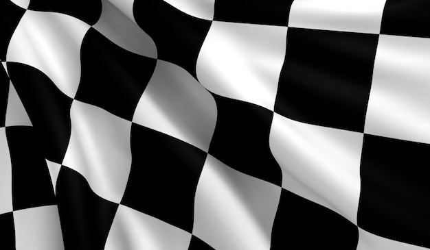 Photo checkered flag