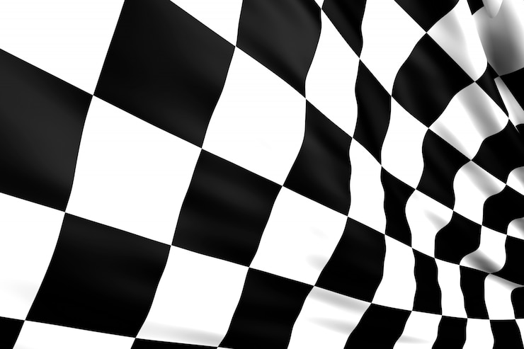 Photo checkered flag
