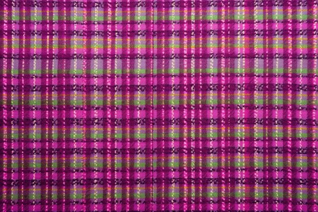 Photo checkered twill fabric texture in bright color