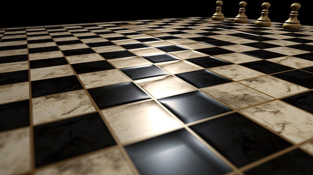 Checkmate Chess Board Pattern Background 8k Wallpaper HD