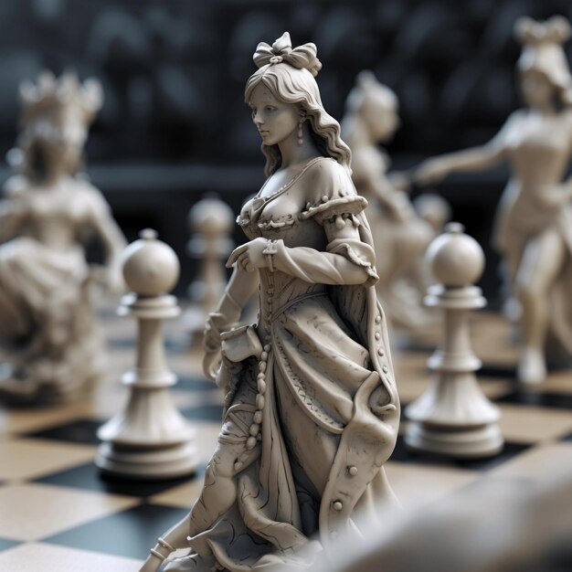 checkmate harmony chess ballet in black amp white