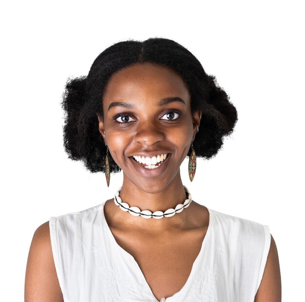 cheerful african american girl transparent png