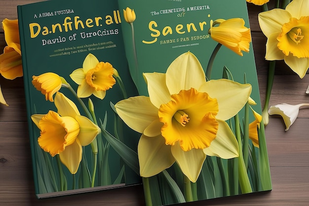 Cheerful Daffodil Book Cover Design