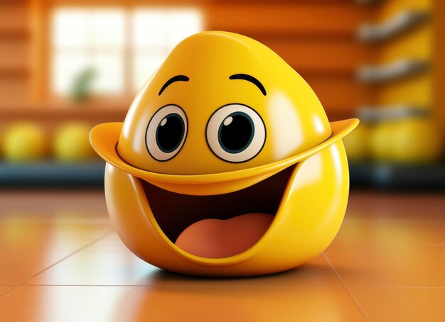 Photo cheerful emoji design