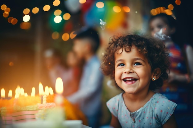 Cheerful Kids Enjoying Birthday Fun