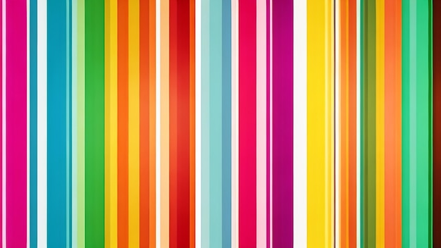 Cheerful Rainbow Stripes