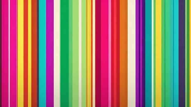 Cheerful Rainbow Stripes