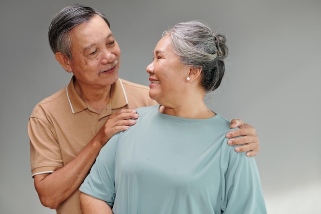 Cheerful Senior Husband and Wife