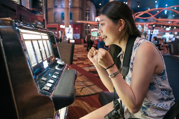 Las Vegas, Nevada, USA, February 10, 2023: Cruise ship casino ambling  blackjack and slot machines waiting for gamblers and tourist to spend money  Stock Photo - Alamy