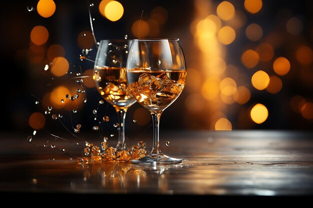 Cheers to 2024 happy new year background