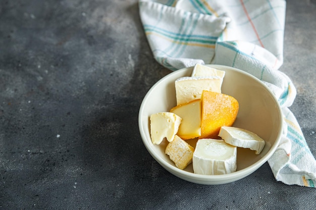 cheese assorted board cheeses fresh goat sheep cheese white powder cheese soft cheese meal food