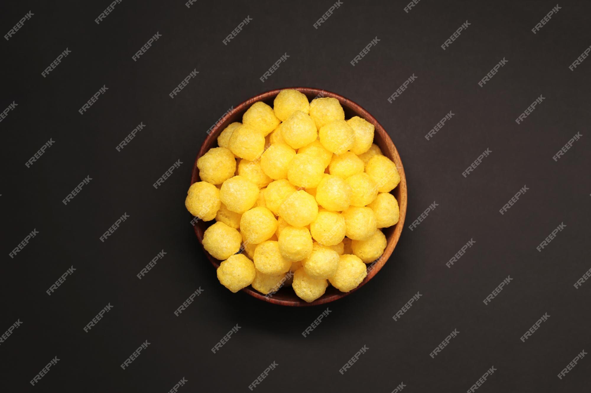 Cheese balls snack stock photo. Image of food, background - 113249498