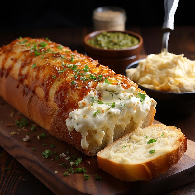 Photo cheese_bread_spread_