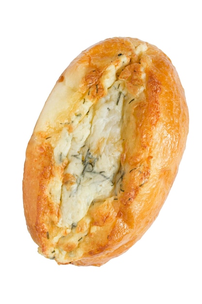 Cheese bun isolated