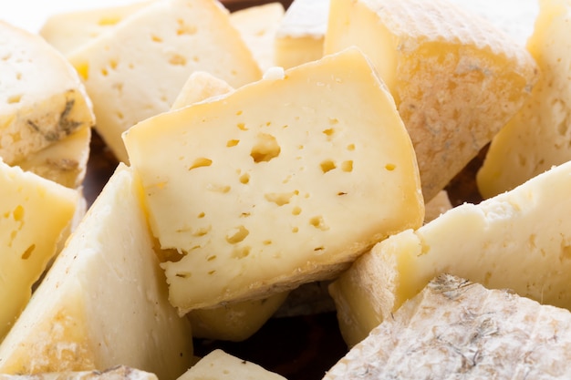 Cheese close up