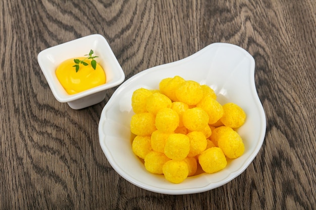 Cheese corn balls