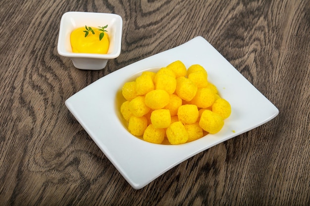 Cheese corn balls