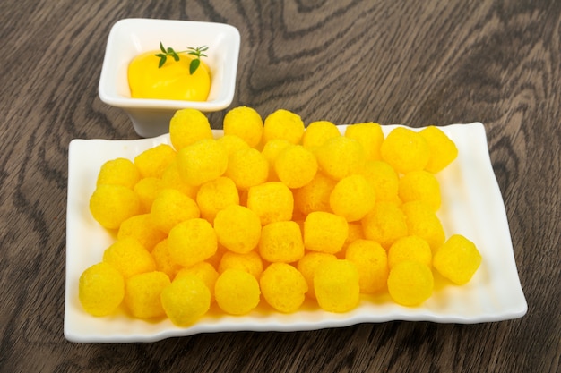 Cheese corn balls