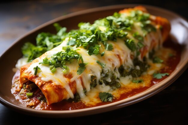 Foto enchiladas al formaggio cibo messicano
