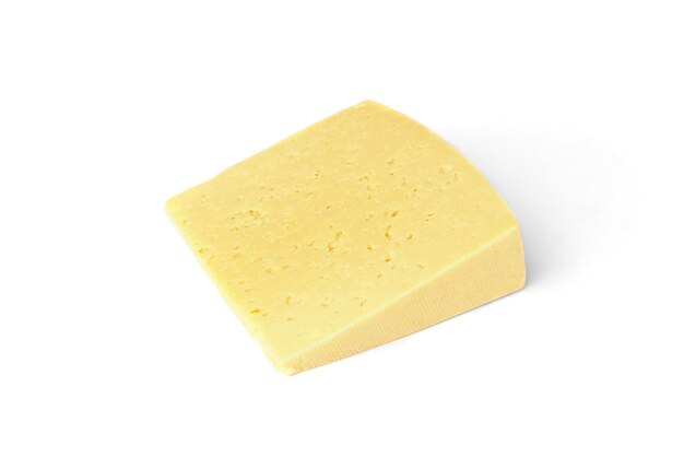 cheese isolated on white background.