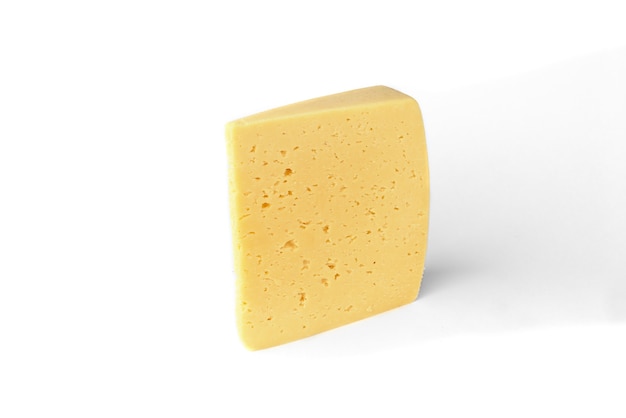 cheese isolated on white background.
