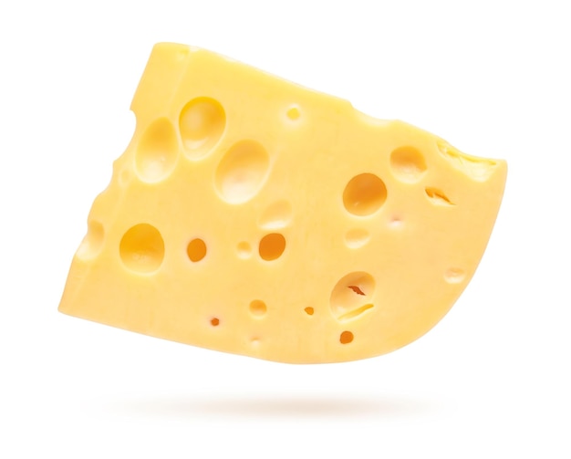 Photo cheese isolated on white