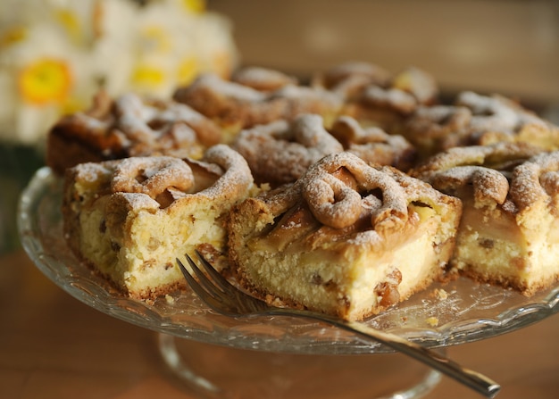 Foto la torta al formaggio