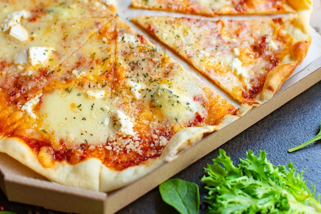 cheese pizza with tomato sauce