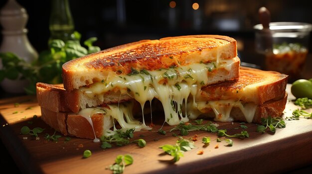 Photo cheese sandwich