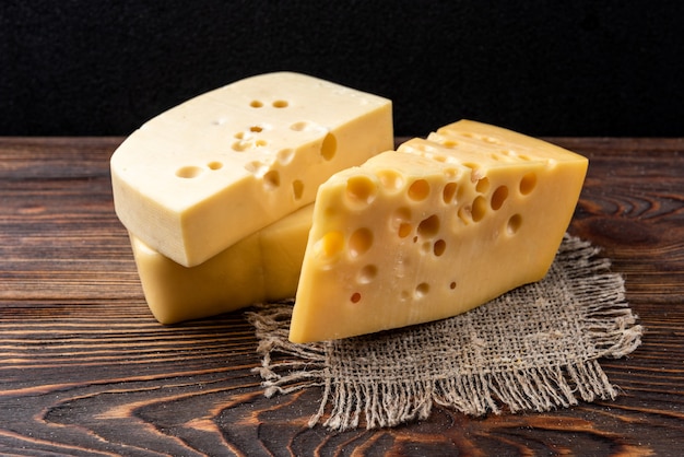 cheese on table