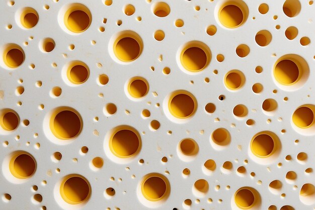 Cheese texture with holes