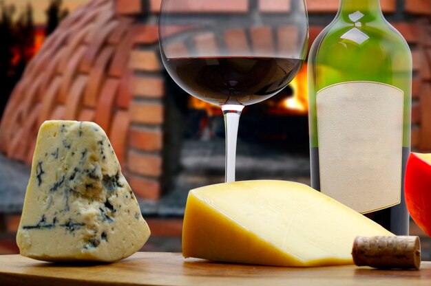 Cheese and wine