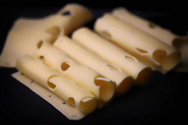 Cheese with holes