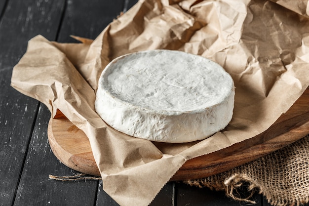 Cheese on the wooden table