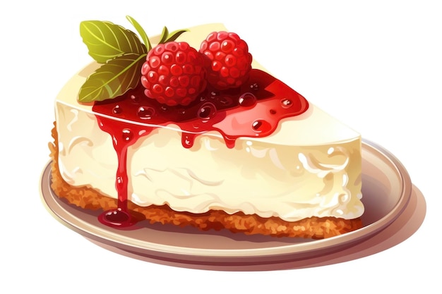 Photo cheesecake cake on light background