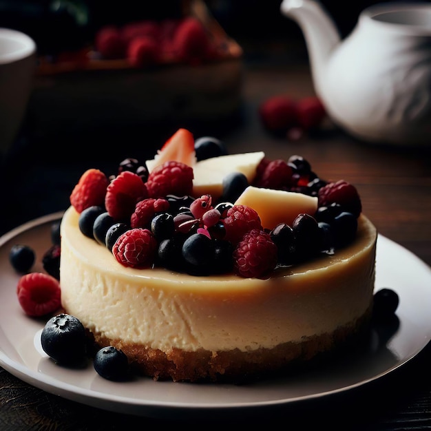 Cheesecake Met Bessen