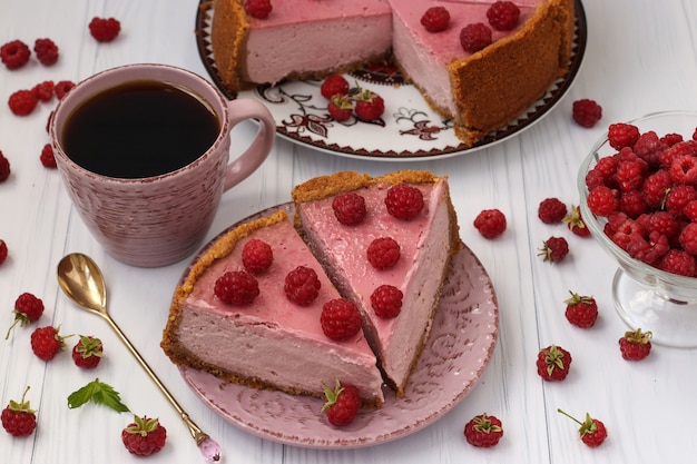 Cheesecake Met Frambozen