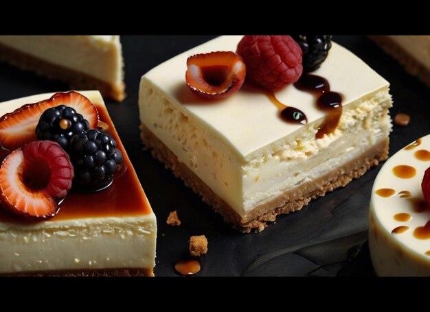 Photo cheesecake slice