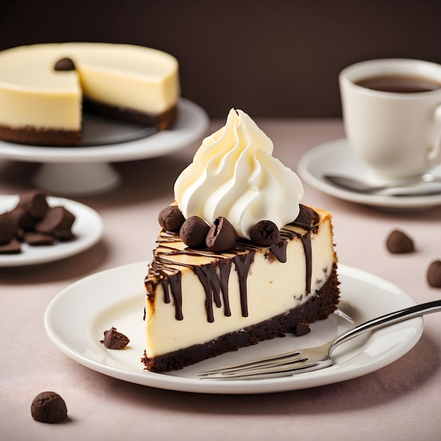 Cheesecake with Brownies Sweet Delight